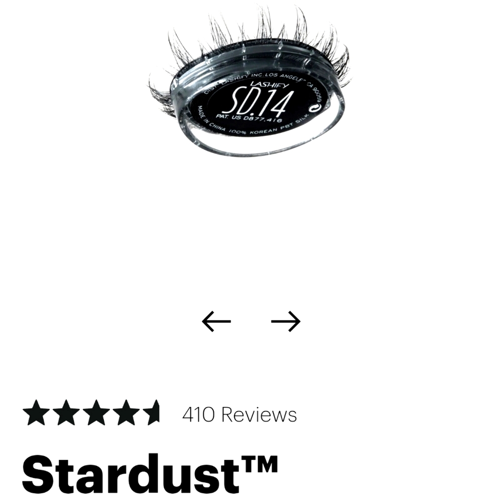 BNIB - LASHIFY STARDUST LASHES SD14